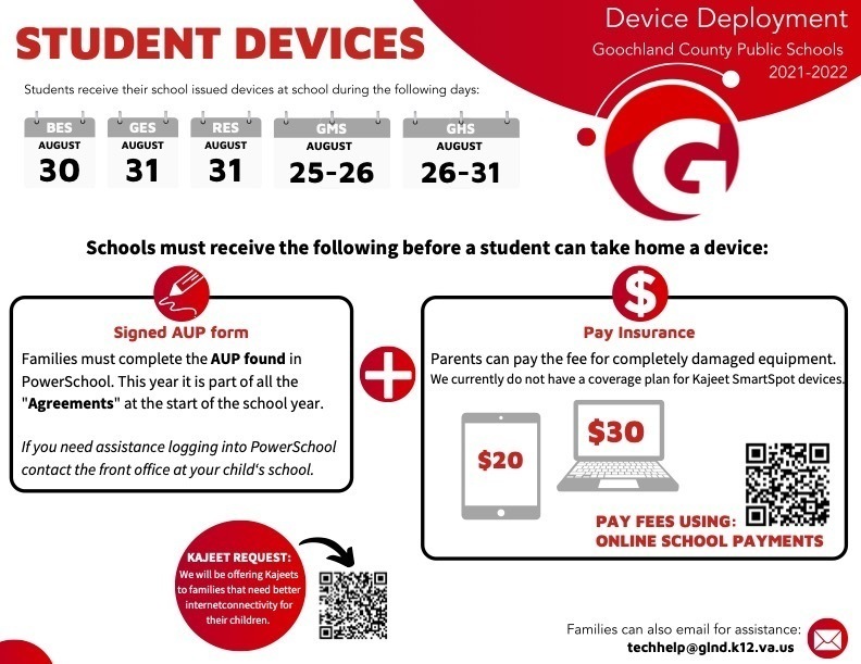 Student device deployment plan