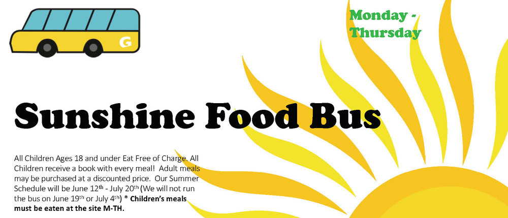 Sunshine Food Bus Flyer (text is in the body of the post)