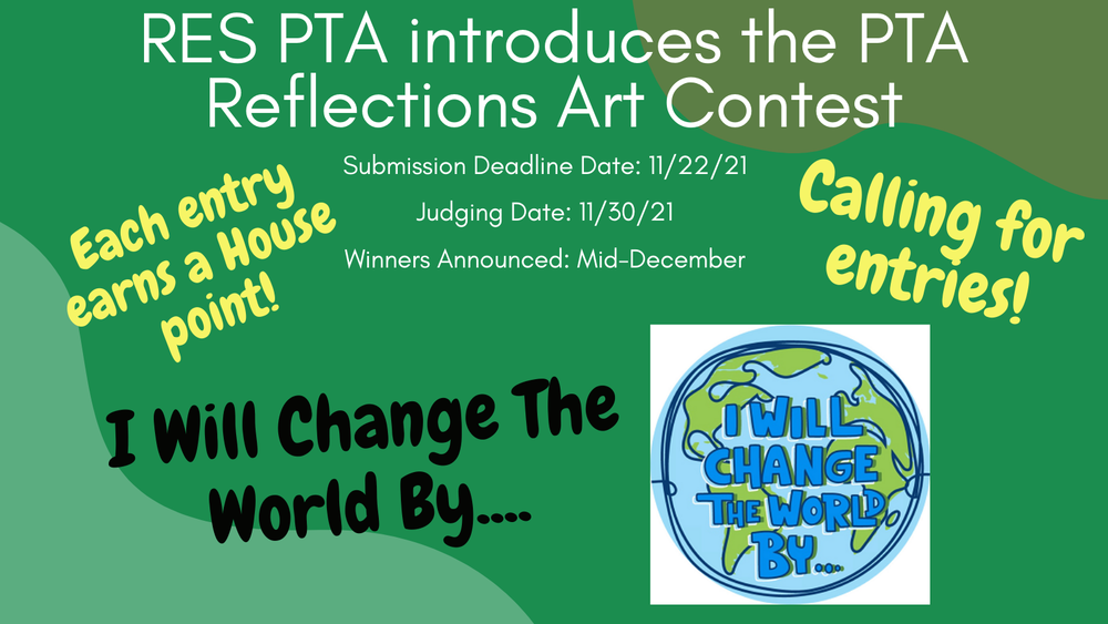 rectangle with info on pta contest