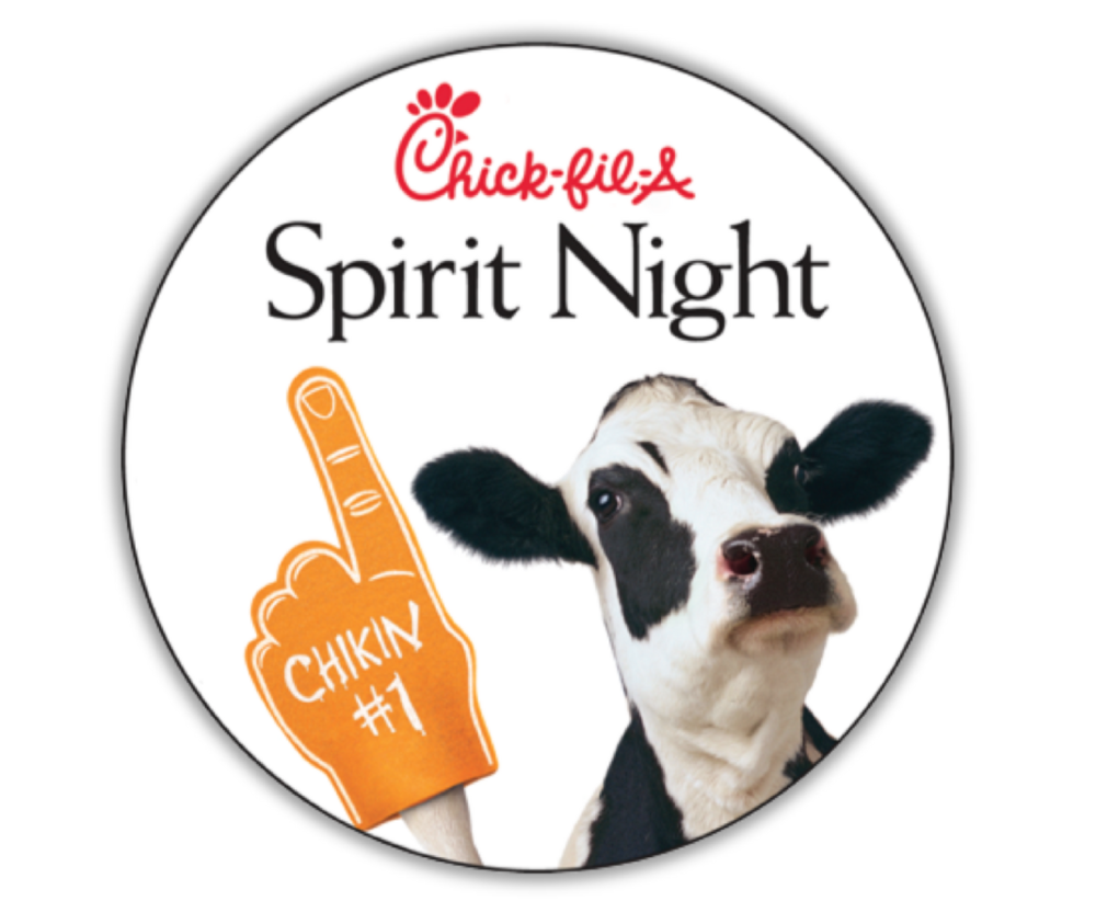 Chick-Fil-A Spirit Night with cow