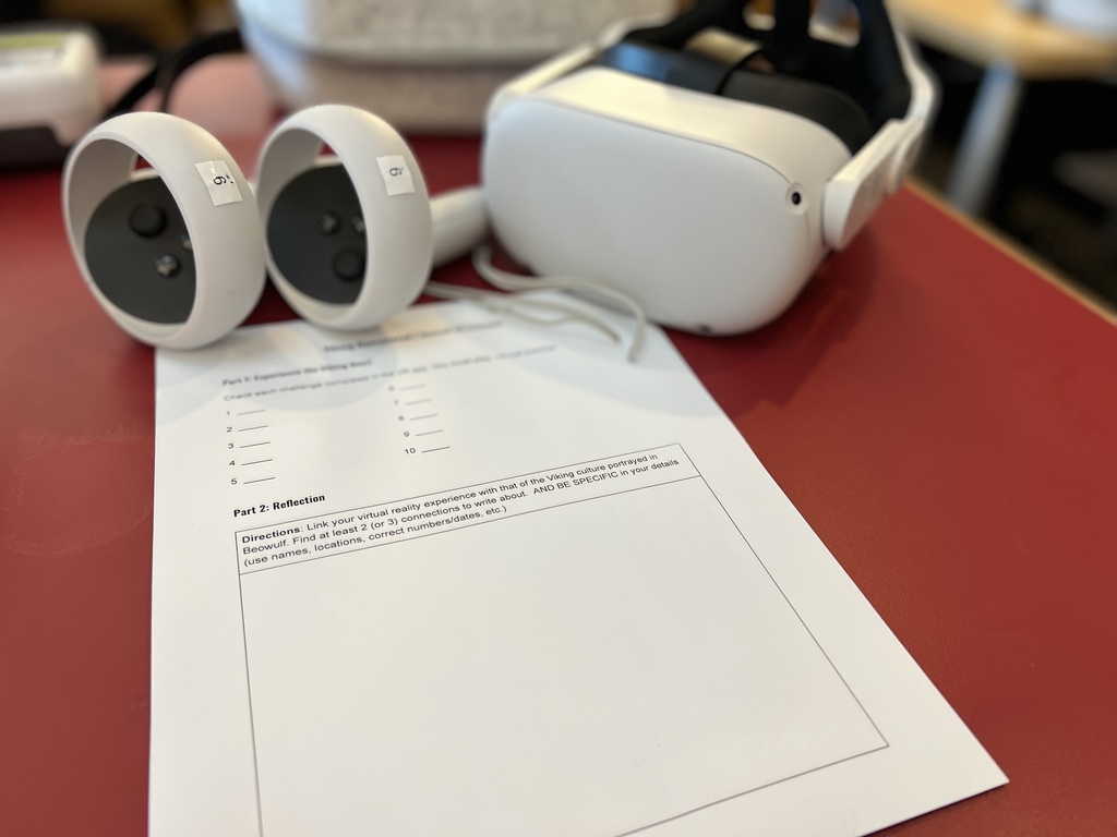 VR headset and assignment