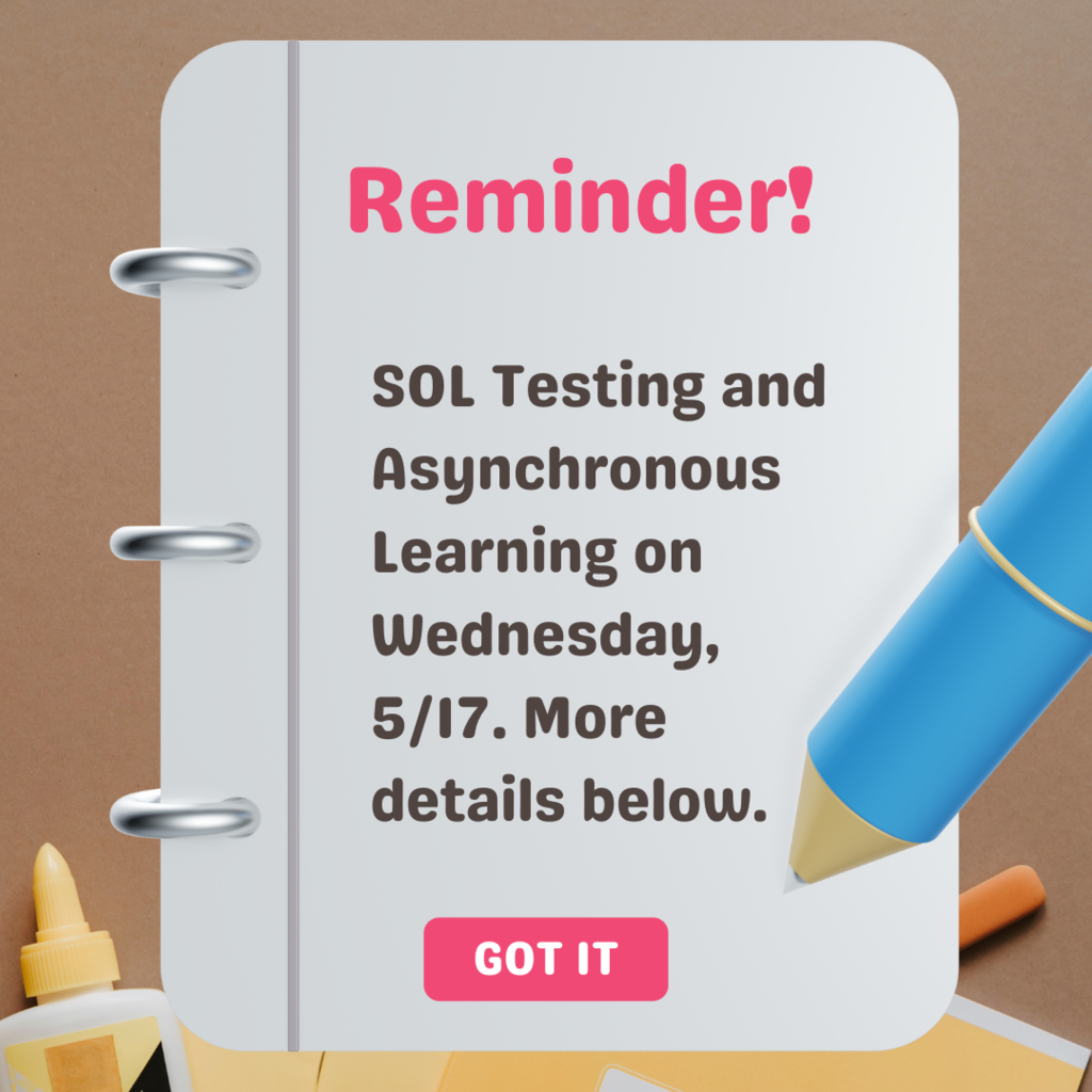 Testing and asynchronous learning on 5/17